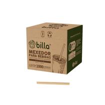 Mexedor Palheta Billa Curto Bambu Bebida Chá Café Chimarrão