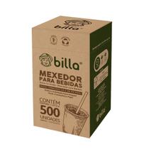 Mexedor Palheta Billa Médio Bambu Bebida Chá Café Drinks