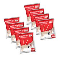 Mexedor Palheta De Madeira Para Café 9cm 8 Pcts C 500 Un