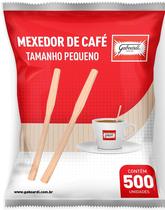 Mexedor / Palheta De Madeira Para Café 9Cm Pacote 500 Unid - Gaboardi