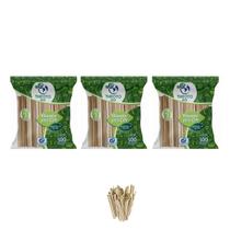 Mexedor theoto de bambu para cafe chá suco chimarrão kit 3 Mexedor theoto de bambu para cafe chá suco chimarrão kit 3