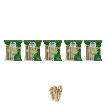 Mexedor theoto de bambu para cafe chá suco chimarrão kit 5 Mexedor theoto de bambu para cafe chá suco chimarrão kit 5