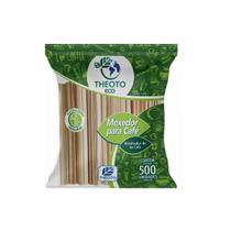 Mexedor theoto de bambu para cafe chá suco chimarrão Mexedor theoto de bambu para cafe chá suco chimarrão