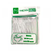 Mexedor Tipo Mini Remo 8,5 Cm Cristal 500 unid Mexedor Tipo Mini Remo 8,5 Cm Cristal 500 unid