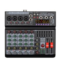 Mezclador DJ BOMGE BMG-06A de 6 Canales Bluetooth USB 48V Mezclador DJ BOMGE BMG-06A de 6 Canales Bluetooth USB 48V