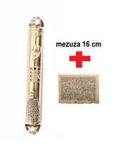 Mezuzá Judaico Luxo 16cm - Importada De Israel - 12 Tribos - HOLY LAND