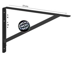 MFL 25 MÃO FRANCESA LEVE 20CM. Suporte em L (Mão Francesa) em aço carbono com 140x230mm. Espessura 1,8mm MFL 25 MÃO FRANCESA LEVE 20CM. Suporte em L (Mão Francesa) em aço carbono com 140x230mm. Espessura 1,8mm