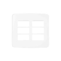Mg b3 placa 4x4 6 postos horizontal branco (19426) Mg b3 placa 4x4 6 postos horizontal branco (19426)