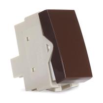 Mg módulo interruptor paralelo 10a-250v sleek marrom (17333)