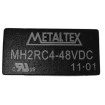 MH2RC4 Relé Miniatura 2Reversíveis Bifurcados 48VCC 2A Para PCI Metaltex