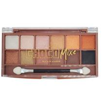 Mia Make Paleta De Sombras 12 Tonalidades Choco Mix 12g Cor:CHOCOLATE AO LEITE