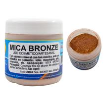 Mica Bronze (Uso cosmético/ artesanal) 40 g - Palácio das Artes e Essências