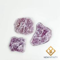 Mica Roxa Pedra Cristal lepidolita Foliácea malacacheta