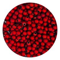 Miçanga 200un Bola Emborrachada 6mm Artesanato Pulseira