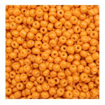 Miçanga 6/0 Passante Perolado Vidrilho Laranja 4mm 150pçs 15g Miçanga 6/0 Passante Perolado Vidrilho Laranja 4mm 150pçs 15g