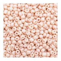 Miçanga 6/0 Passante Perolado Vidrilho Rosa Claro 4mm 3000pçs 300g