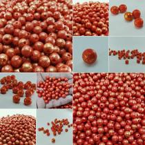 Miçanga 8mm 50 peças p/ pulseira, colar, bijuteria e artesanatos