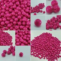 Miçanga 8mm 50 peças p/ pulseira, colar, bijuteria e artesanatos