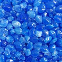 Miçanga Achatada Conta Plastica 0806 Azul Royal 100g