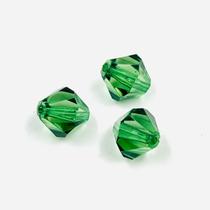 Miçanga Balão Facetado Verde 12mm 50pçs Passante Arte 40g