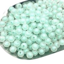 Miçanga Bola Fosca 8mm Com Miolo Colorido Candy Colors Para Pulseira Colar Bijuterias Pulseirinhas Aprox.400 Bolinhas