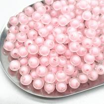 Miçanga Bola Fosca 8mm Com Miolo Colorido Candy Para Pulseira Infantil Colar Bijuterias Pulseirinhas Aprox.200 Bolinhas - ADB