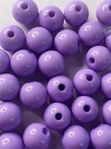 Miçanga Bola Roxo 10mm/ aprox.200peças - 100g