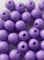 Miçanga Bola Roxo 6mm/ aprox.450peças - 50g