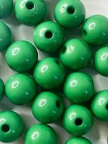 Miçanga Bola Verde 10mm/ aprox.100peças - 50g Miçanga Bola Verde 10mm/ aprox.100peças - 50g