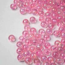 Miçanga Bolinha de Sabão/ Rosa 8mm - aprox 420 peças- 100g Miçanga Bolinha de Sabão/ Rosa 8mm - aprox 420 peças- 100g
