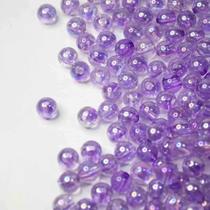 Miçanga Bolinha de Sabão /Roxo 6mm- aprox 450 peças- 50g Miçanga Bolinha de Sabão /Roxo 6mm- aprox 450 peças- 50g
