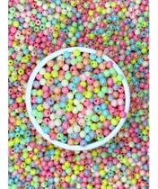 Miçanga Bolinhas Coloridas Peroladas 8mm 200 Peças Miçanga Bolinhas Coloridas Peroladas 8mm 200 Peças