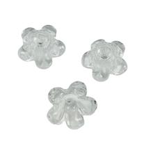 Miçanga Botão Flor 5 Pétalas 24mm 10pçs Artesanato Biju 20g