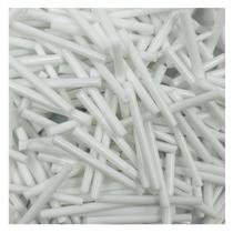 Miçanga Canutilho Branco 30mm 50pçs Entremeio Artesanato Vidro 20g Miçanga Canutilho Branco 30mm 50pçs Entremeio Artesanato Vidro 20g