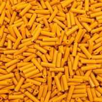 Miçanga Canutilho Tubo Laranja Escuro 7mm 10.000pçs 500g Miçanga Canutilho Tubo Laranja Escuro 7mm 10.000pçs 500g