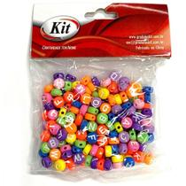 Miçanga Conta Redonda Letras CANDY 25G Miçanga Conta Redonda Letras CANDY 25G