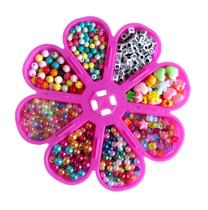 Miçanga Craquelada Colorida 10 Cores 12mm 250 Peças Kit Miçanga Craquelada Colorida 10 Cores 12mm 250 Peças Kit