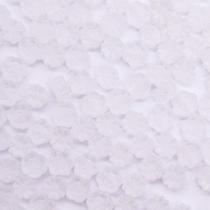 Miçanga Flor Diversas Acrílico Transparente Fosco 6mm 300pçs 48g Passante