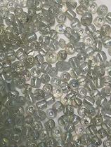 Miçanga Furtacor Transparente com Miolo 6/0 4mm - 1240 peças - 100g Miçanga Furtacor Transparente com Miolo 6/0 4mm - 1240 peças - 100g