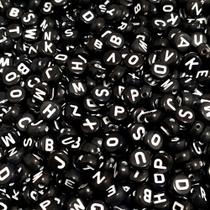 Miçanga Infantil Alfabeto Letras 7mm Aprox. 400 peças Miçanga Infantil Alfabeto Letras 7mm Aprox. 400 peças