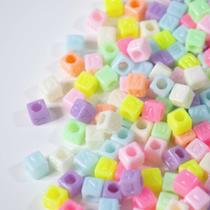 Miçanga Infantil DadinhoLletra Candy Color 6MM 250Uni 38g Miçanga Infantil DadinhoLletra Candy Color 6MM 250Uni 38g