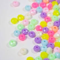 Miçanga Infantil Tipo Rondela Candy Color 8MM 210 Uni 43g Miçanga Infantil Tipo Rondela Candy Color 8MM 210 Uni 43g