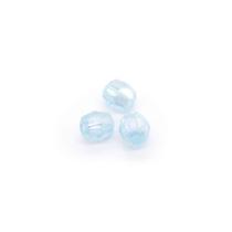 Miçanga Passante Bola Facetada Acrílico Verde Irisado 4mm 100pçs 6g