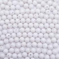 Miçanga Passante Bola Lisa Plástico 6mm 1000pçs 150g Escolha a Cor