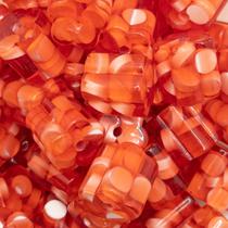 Miçanga Passante Estrela Facetado Acrílico Vermelho Transparente 16x16mm 20pçs 68g Miçanga Passante Estrela Facetado Acrílico Vermelho Transparente 16x16mm 20pçs 68g
