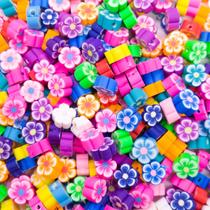 Miçanga Passante Fimo Diversos Colorido 100pçs Escolha o Modelo Miçanga Passante Fimo Diversos Colorido 100pçs Escolha o Modelo
