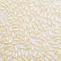 Miçanga Passante Gota Pérola Abs Creme 3x6mm 4.200pçs 250g