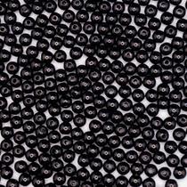 Miçanga Passante Pérola Abs Preta 6mm 100pçs 15g Miçanga Passante Pérola Abs Preta 6mm 100pçs 15g