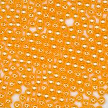 Miçanga Passante Pérola Abs Salmão 6mm 100pçs 15g