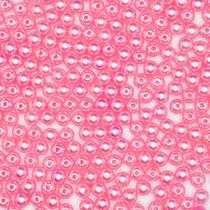 Miçanga Passante Pérola Lisa Abs 6mm 100pçs 15g Pulseira Escolha a Cor